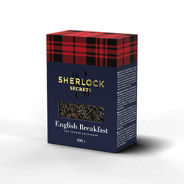 Чай Sherlock Secrets "English Breakfast" черный листовой, 100 г
